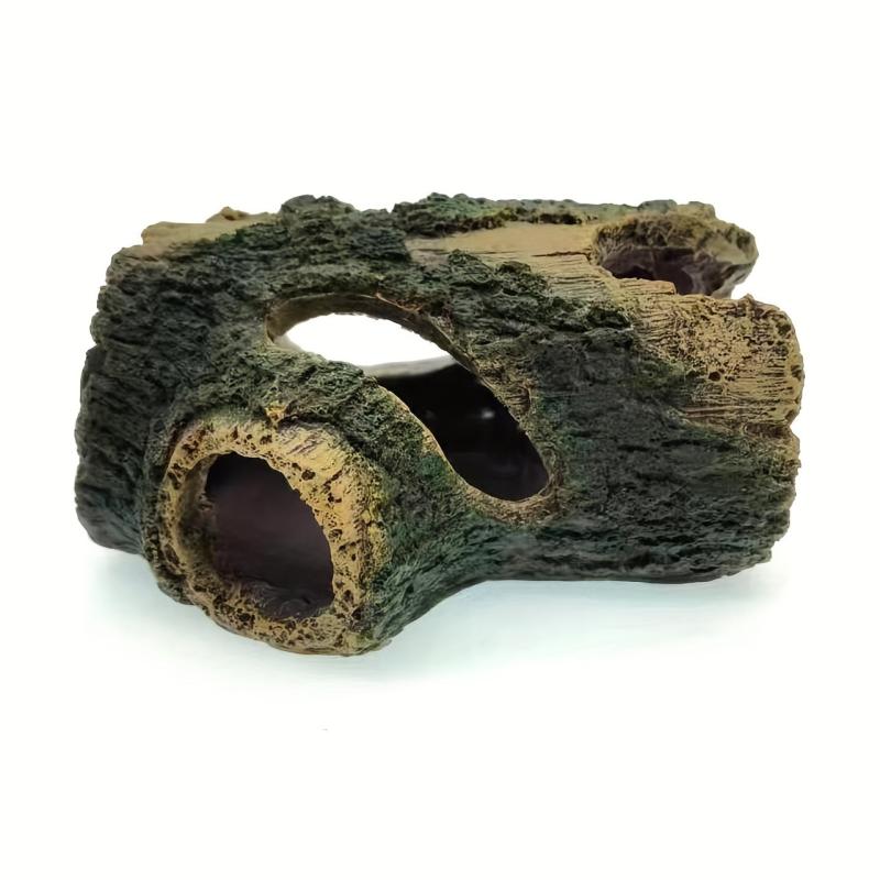 Natural Resin Hollow Tree Trunk Aquarium Decor