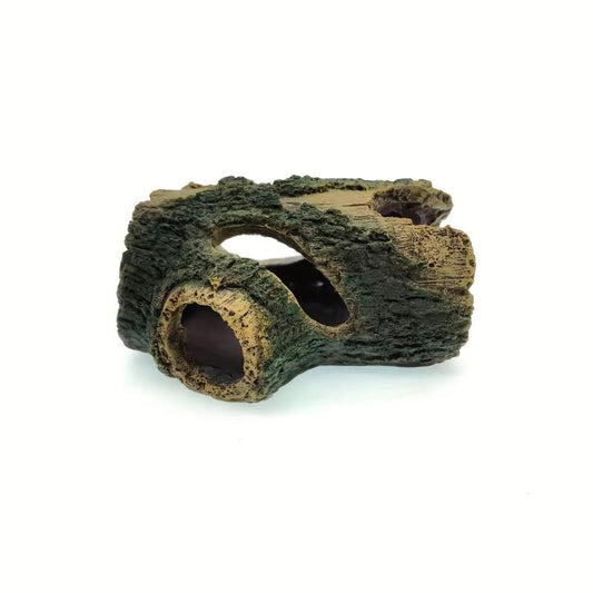 Natural Resin Hollow Tree Trunk Aquarium Decor