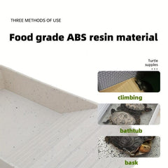 Large Turtle Bathtub Sun Terrace Reptile Lizard Climbing Basin