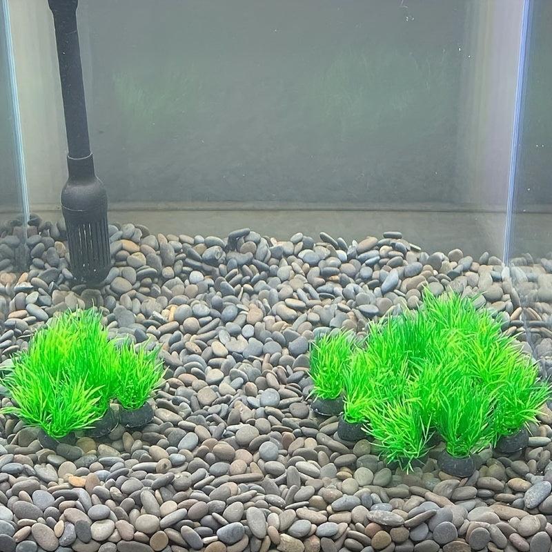 30pcs Aquarium Plants Fish Tank Decorations Mini Grass Set
