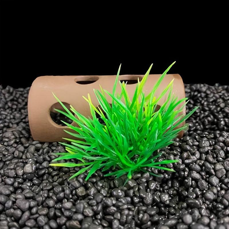 30pcs Aquarium Plants Fish Tank Decorations Mini Grass Set