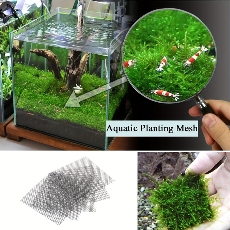8 pcs 12 304 Stainless Steel Woven Wire Mesh Filter Screen for Aquariums