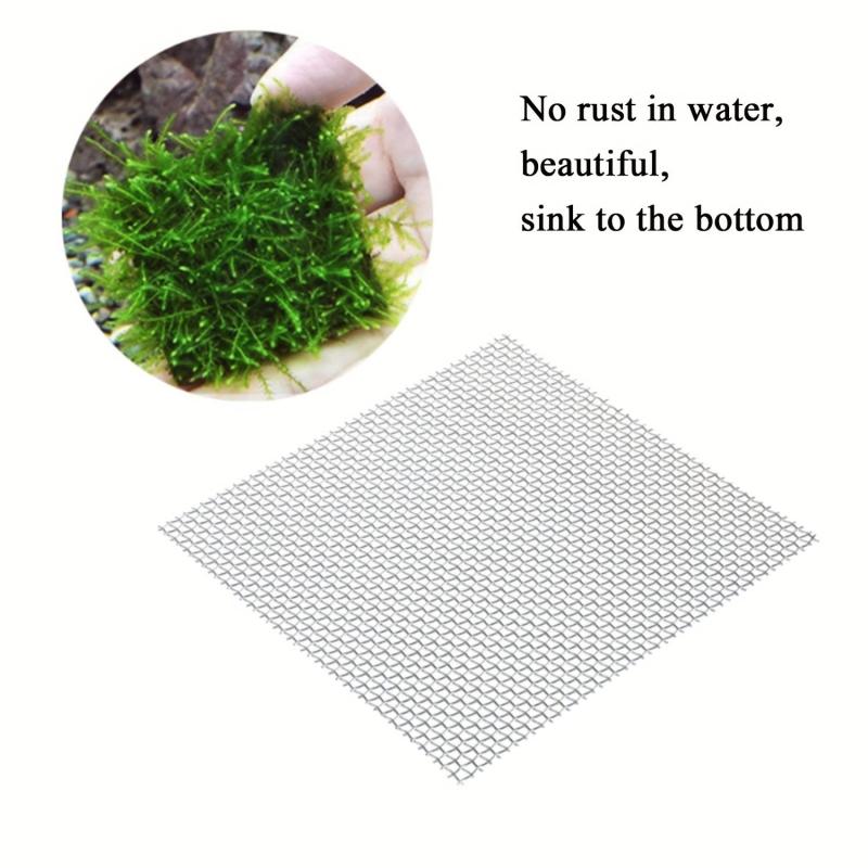 8 pcs 12 304 Stainless Steel Woven Wire Mesh Filter Screen for Aquariums