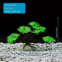 Plastic Water Grass Ornaments Simulation Plant Aquarium Decoration