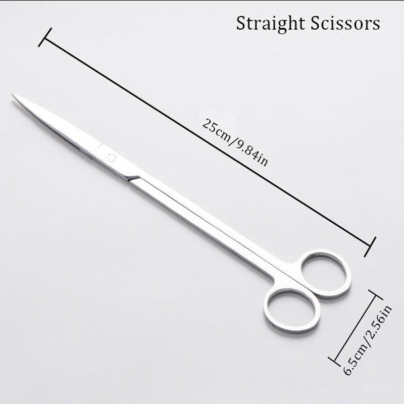 Aquarium Scissor Tweezers Tool Set Stainless Steel Aquatic Plants Maintenance