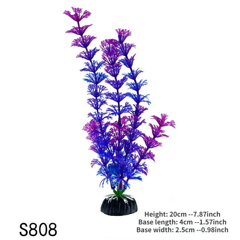 Aquarium Plastic Plants Decoration for Landscaping