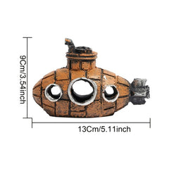 Submarine Aquarium Ornament and Decoration