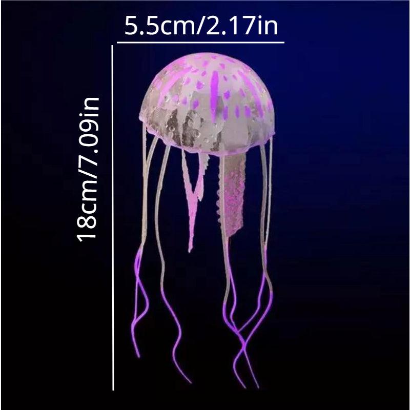 Luminous Jellyfish Aquarium Decoration Fish Tank Ornament