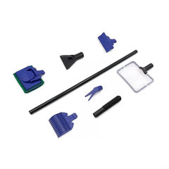 5-in-1 Aquarium Cleaning Set Gravel Rake Algae Scraper Fork Sponge Brush