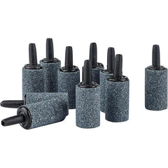 10pcs Grey Aquarium Air Stone Cylinder Diffuser for Nano Air Pumps