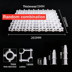 Fish Tank Isolation Bottom Filter Plate for a Cleaner Aquarium