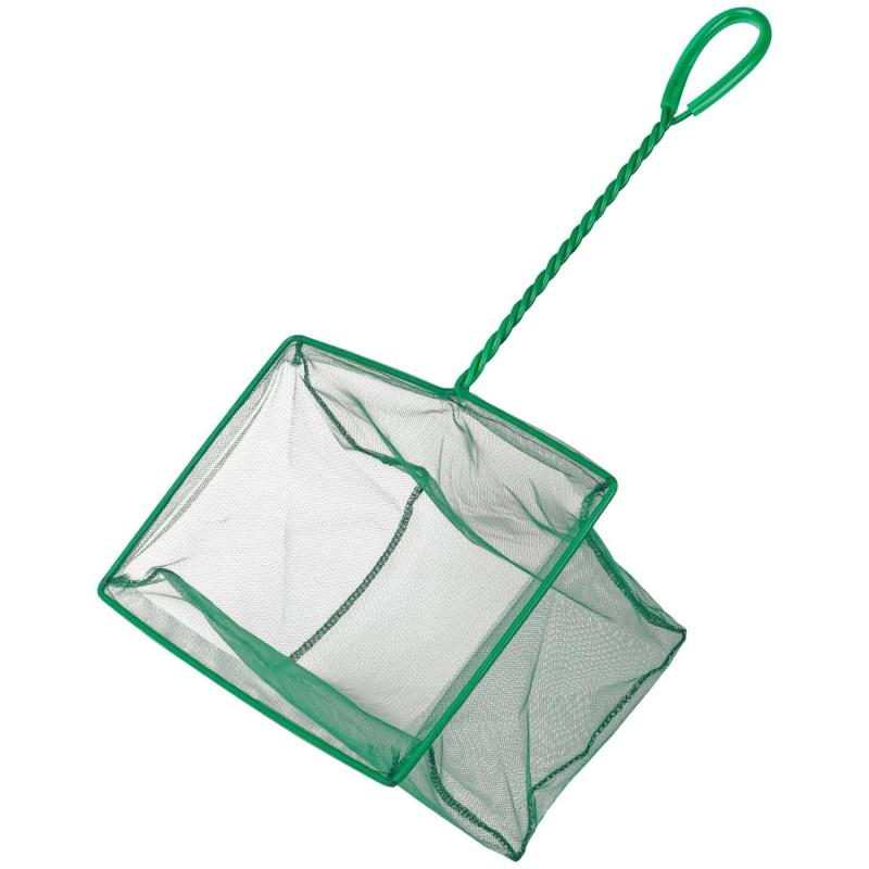 Aquarium Fish Net With Braided Metal Handle Fish Catch Nets