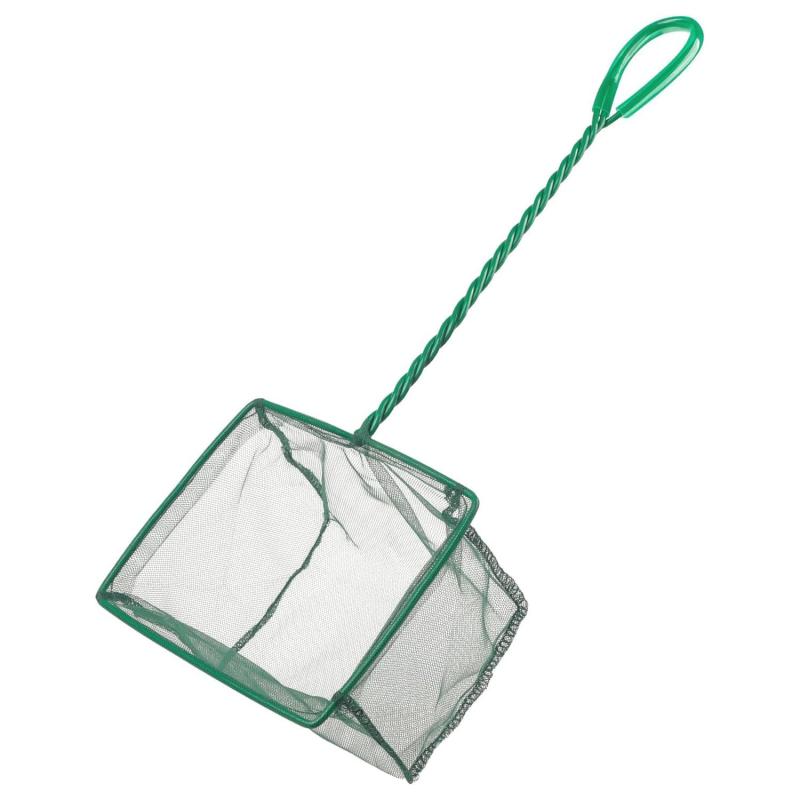 Aquarium Fish Net With Braided Metal Handle Fish Catch Nets