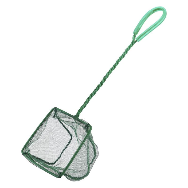 Aquarium Fish Net With Braided Metal Handle Fish Catch Nets