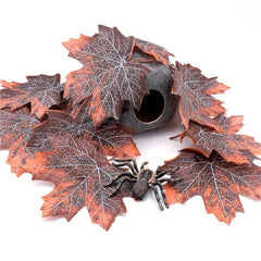 12pcs Reptile Leaves Spider Hides Cave Small Animal Hideaway Pet Toys