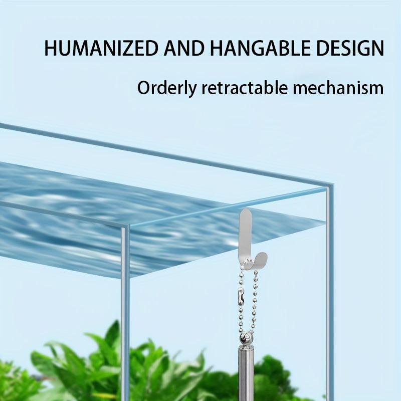 Stainless Steel Extendable Fish Net Small 3D Fishing Landing Net