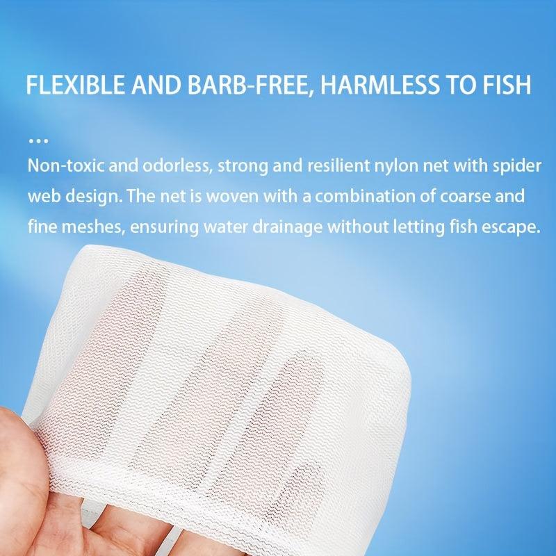 Stainless Steel Extendable Fish Net Small 3D Fishing Landing Net