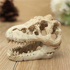 Dinosaur Skull Aquarium Ornament Mini Mold Decoration Tank Reptile