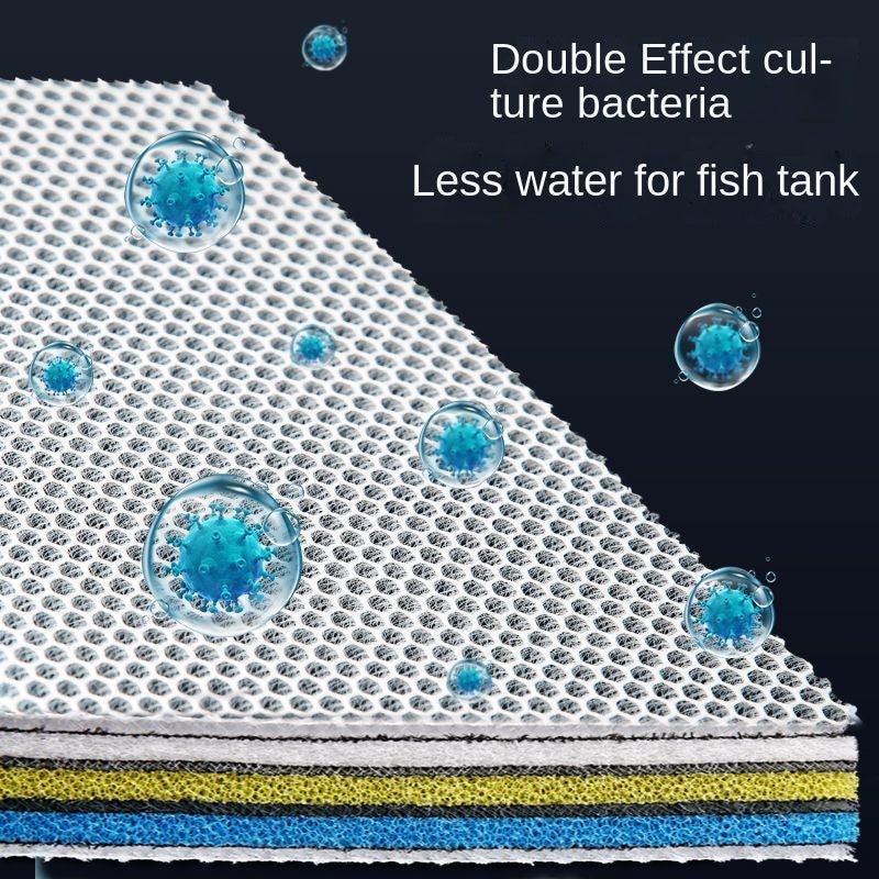 15D Bio Sponge Aquarium Filter Media No Glue High Density Fish Tank Pond