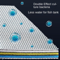 15D Bio Sponge Aquarium Filter Media No Glue High Density Fish Tank Pond