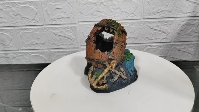 Resin Betta Cave Hideout Fish Tank Decoration