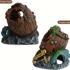 Resin Betta Cave Hideout Fish Tank Decoration