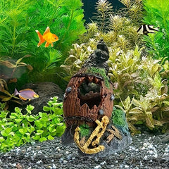 Resin Betta Cave Hideout Fish Tank Decoration