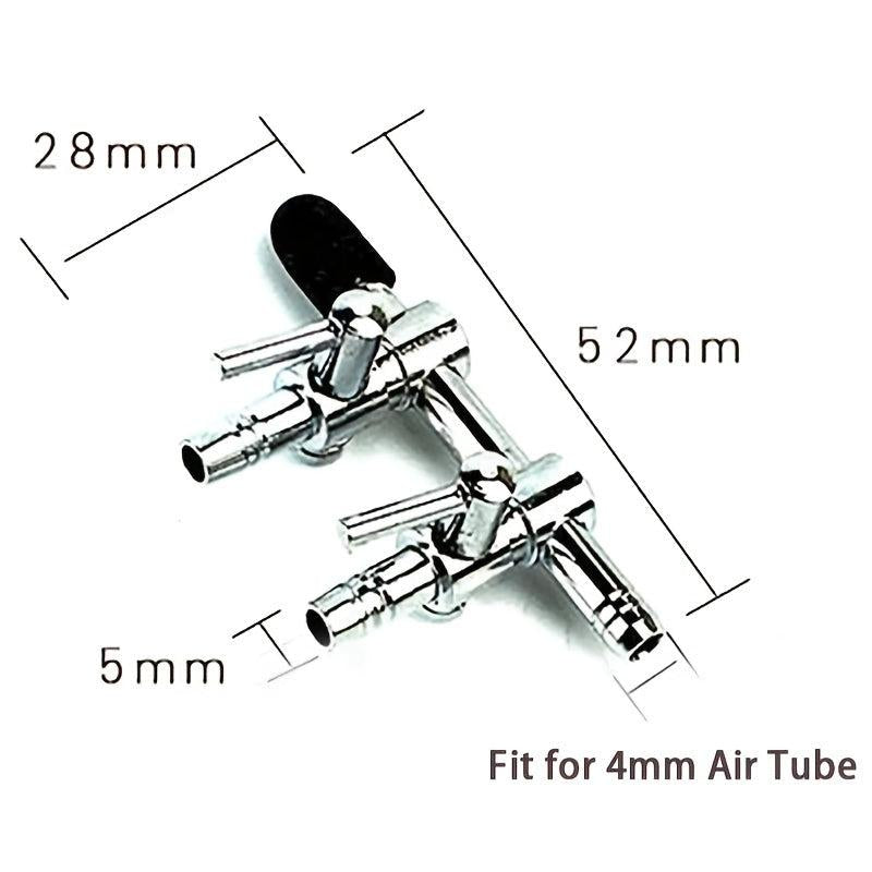 Aquarium 2 Way Water & Air Flow Control Valve Enhance Fish Tank Environment