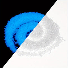 Glow Dark Pebbles Home Garden Aquariums Luminous Stones Fish Tanks Gravel Rock