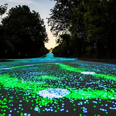 Glow Dark Pebbles Home Garden Aquariums Luminous Stones Fish Tanks Gravel Rock