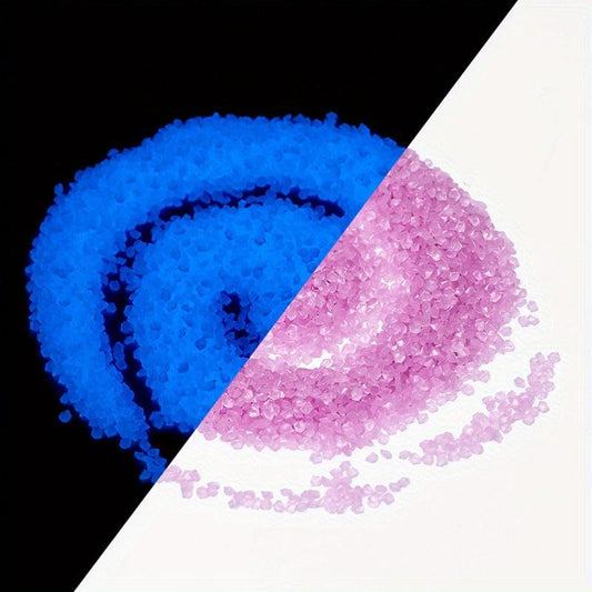 Glow Dark Pebbles Home Garden Aquariums Luminous Stones Fish Tanks Gravel Rock