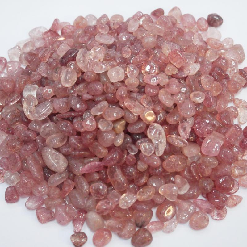 Strawberry Quartz Irregular Shaped Gemstones 0 22lb