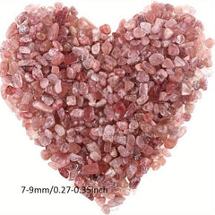 Strawberry Quartz Irregular Shaped Gemstones 0 22lb