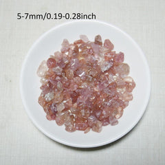 Strawberry Quartz Irregular Shaped Gemstones 0 22lb