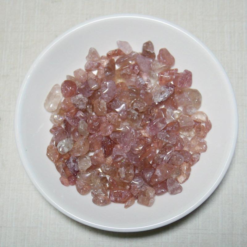 Strawberry Quartz Irregular Shaped Gemstones 0 22lb