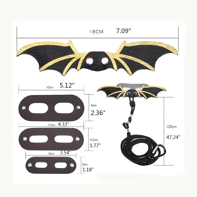 Lizard Dinosaur Wing Leash Harness Walking Set Safe Adjustable Pet Leash