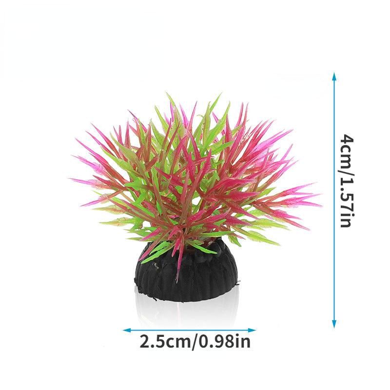 Realistic Artificial Grass Aquarium Ornament Plant