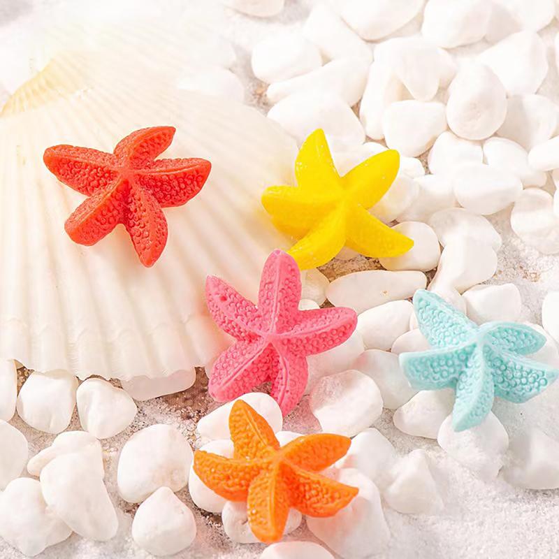 Resin Mini Starfish Crafts For Fish Tanks Ponds Simulated Decorative Ornament