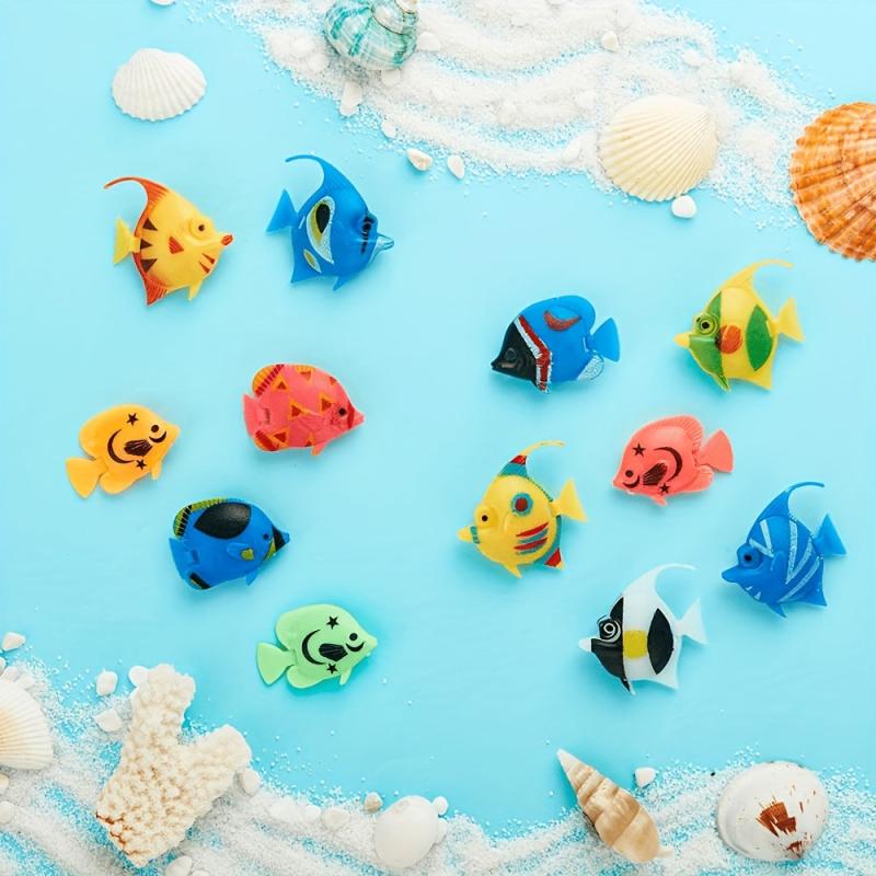 20pcs Artificial Fish Aquarium Tank Ornaments Decoration