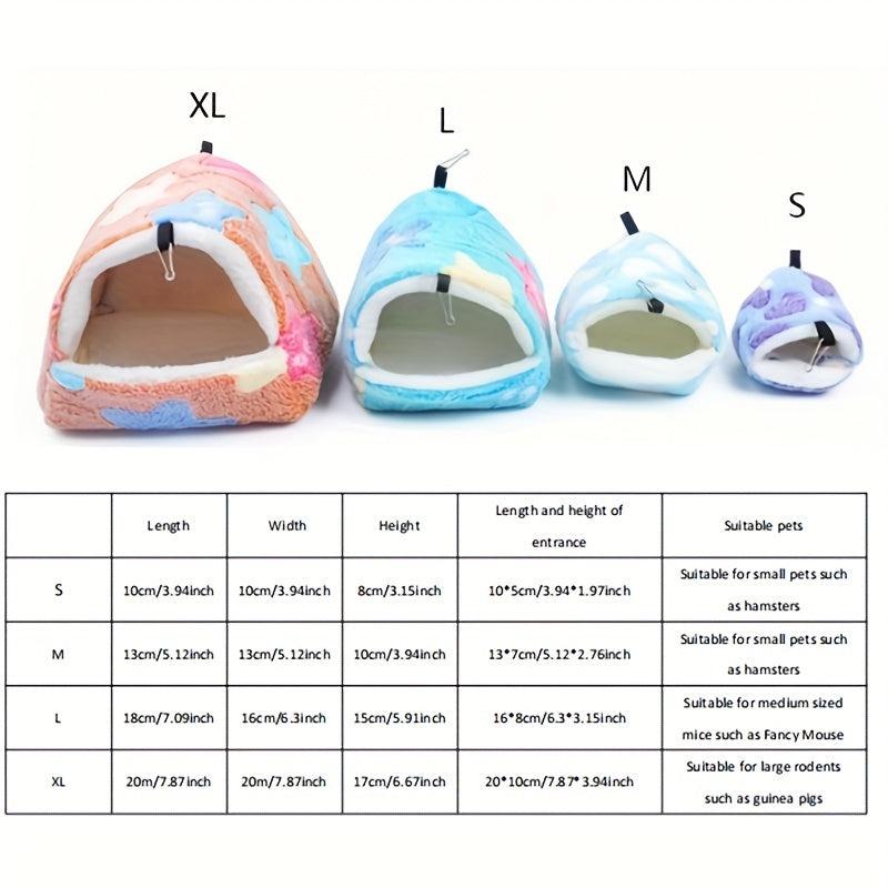 Winter Fleece Nest for Small Pets - Hedgehog, Quirrel, Chinchilla