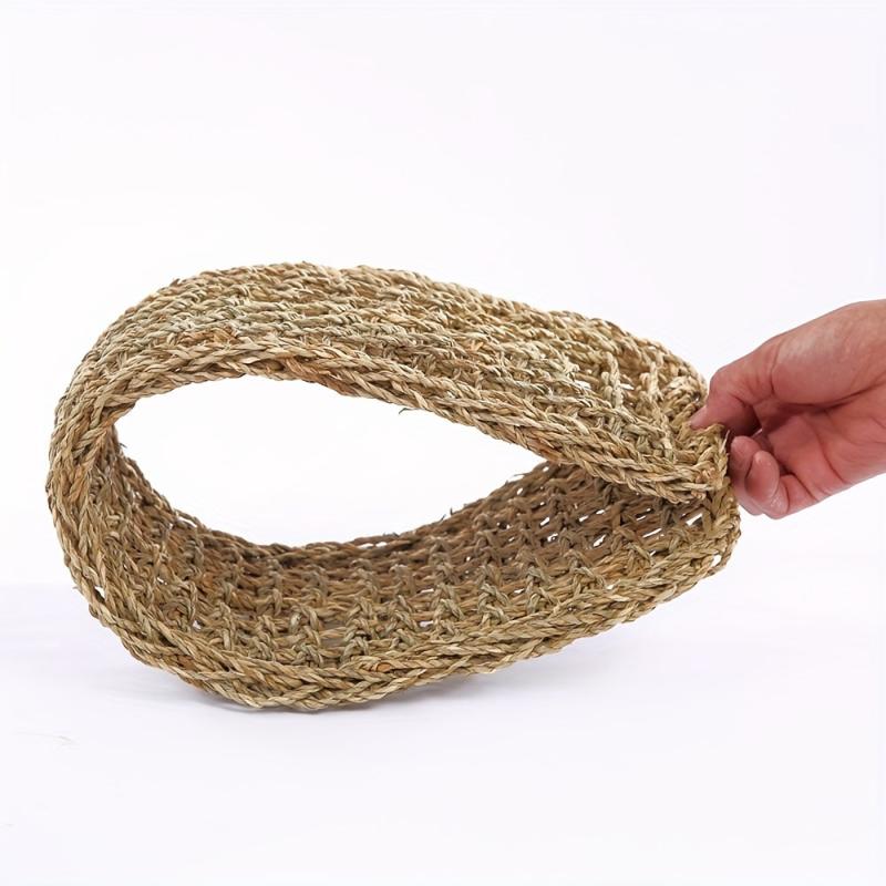 Breathable Mesh Reptile Hammock with Straw Mat for Lizards
