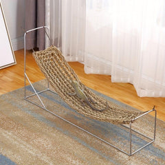 Breathable Mesh Reptile Hammock with Straw Mat for Lizards