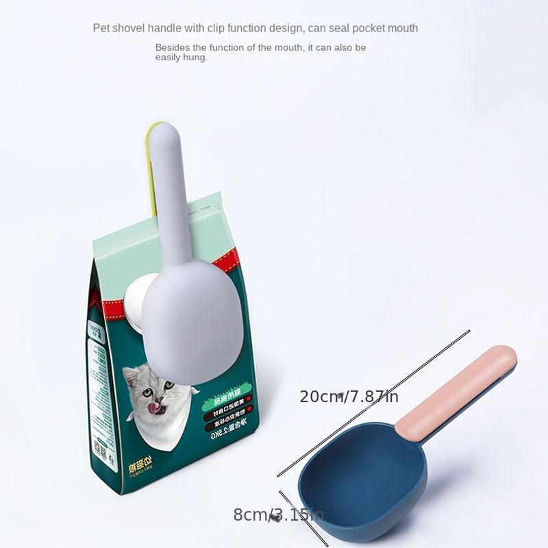 Automatic Pet Food Dispenser and Feeding Spoon