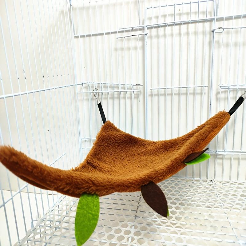 Plush Hammock Swing Set for Hamster/Guinea Pig