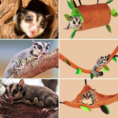 Plush Hammock Swing Set for Hamster/Guinea Pig