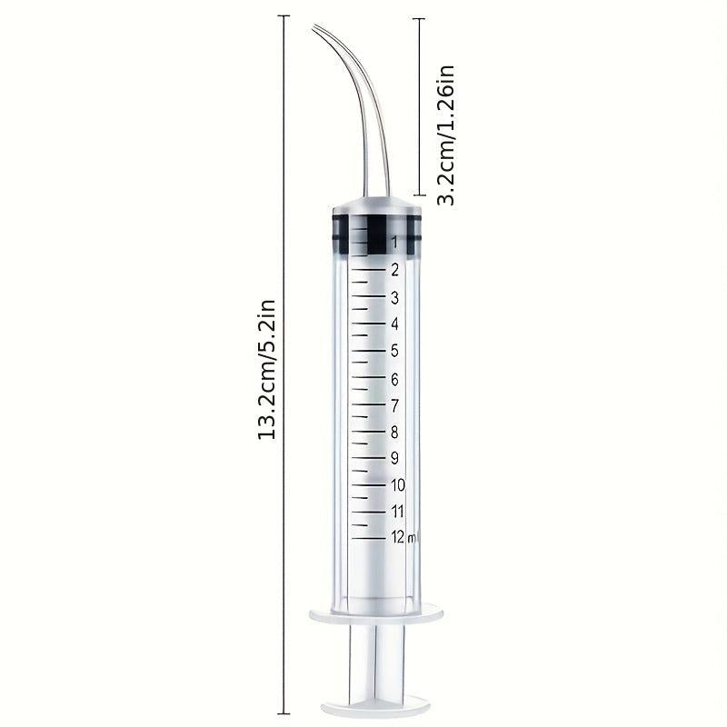 1pc Reusable Plastic Syringes Pet Pill Dispenser 12ml