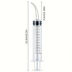 1pc Reusable Plastic Syringes Pet Pill Dispenser 12ml