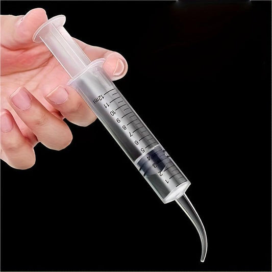 1pc Reusable Plastic Syringes Pet Pill Dispenser 12ml