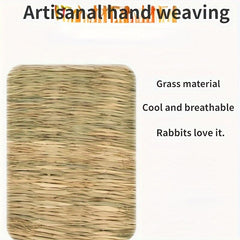 Pet Grass Mat For Hamster Rabbit Dutch Pig Grind Teeth Grass Nest