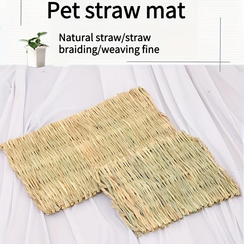 Pet Grass Mat For Hamster Rabbit Dutch Pig Grind Teeth Grass Nest